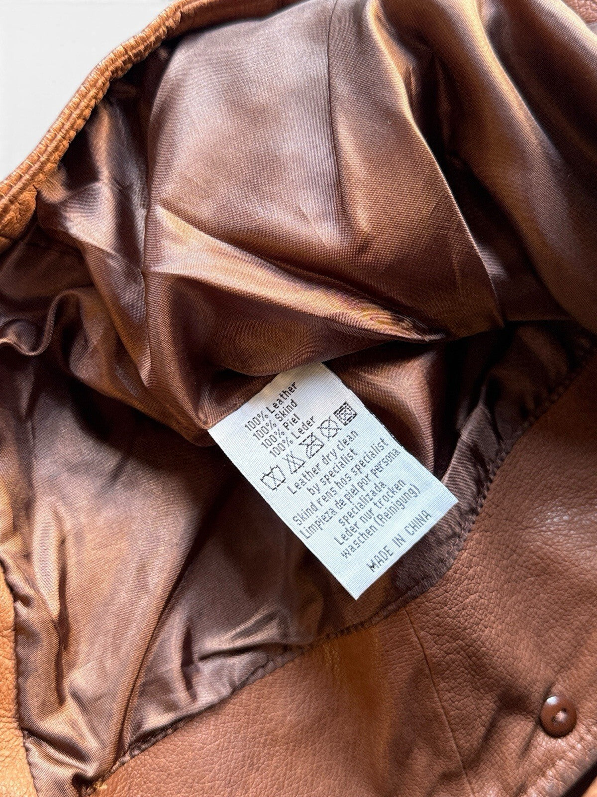 Gestuz Women’s Brown Genuine Leather Waistcoat Vest Boho Western Size Small