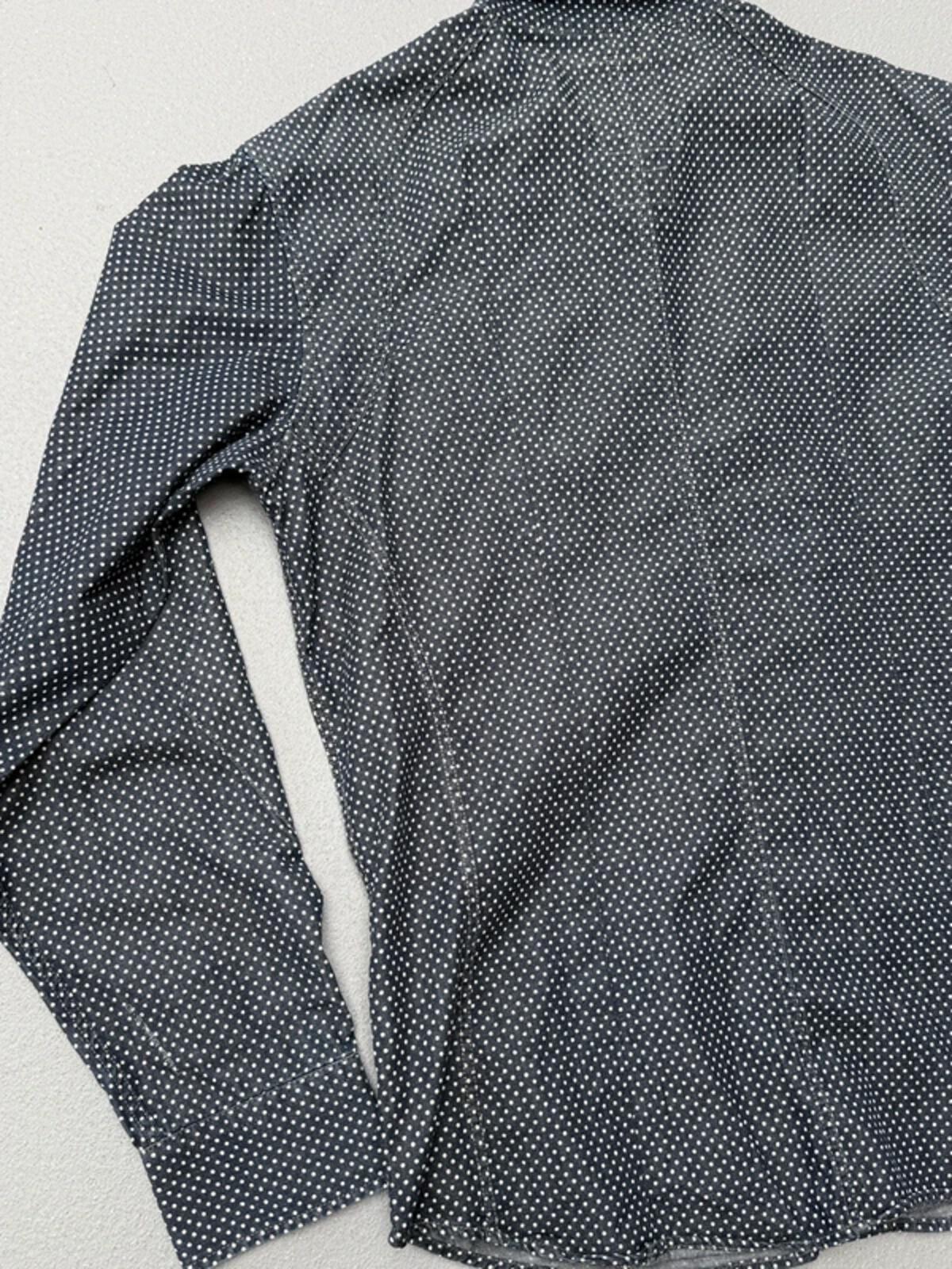 G Star Raw Navy Snap Button Shirt XL Slim Fit