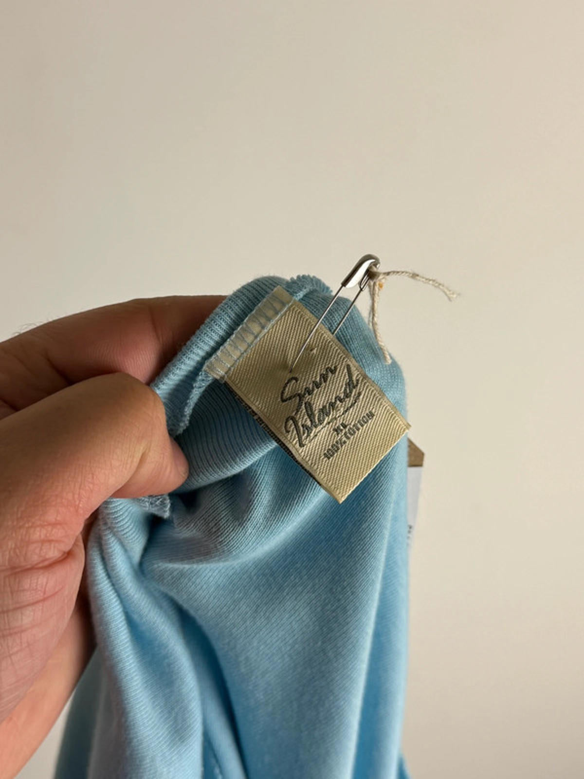 Y2K Asymmetrical Collar Graphic Baby Tee XL