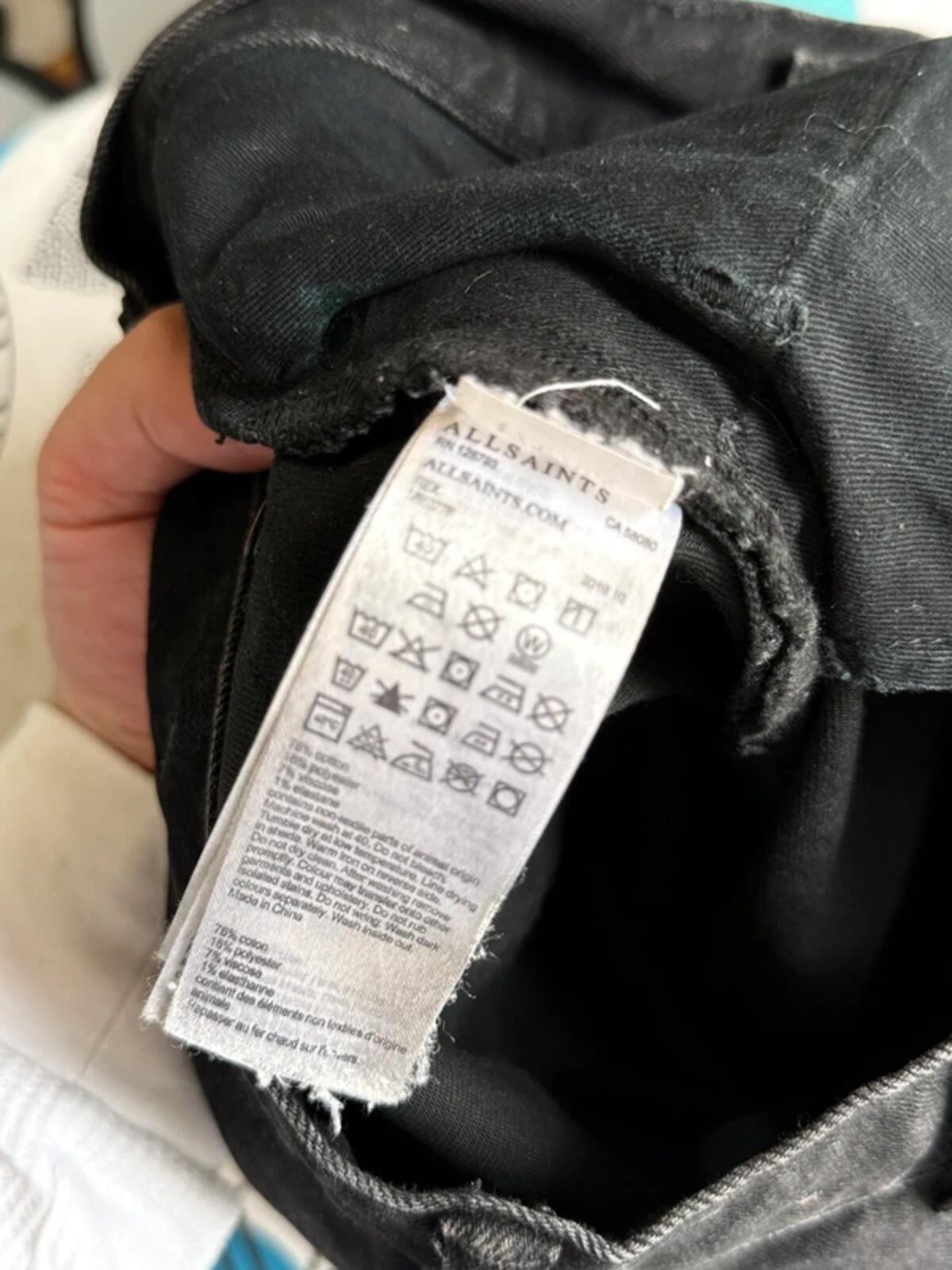 All Saints Rex Slim Skinny Jeans 29”
