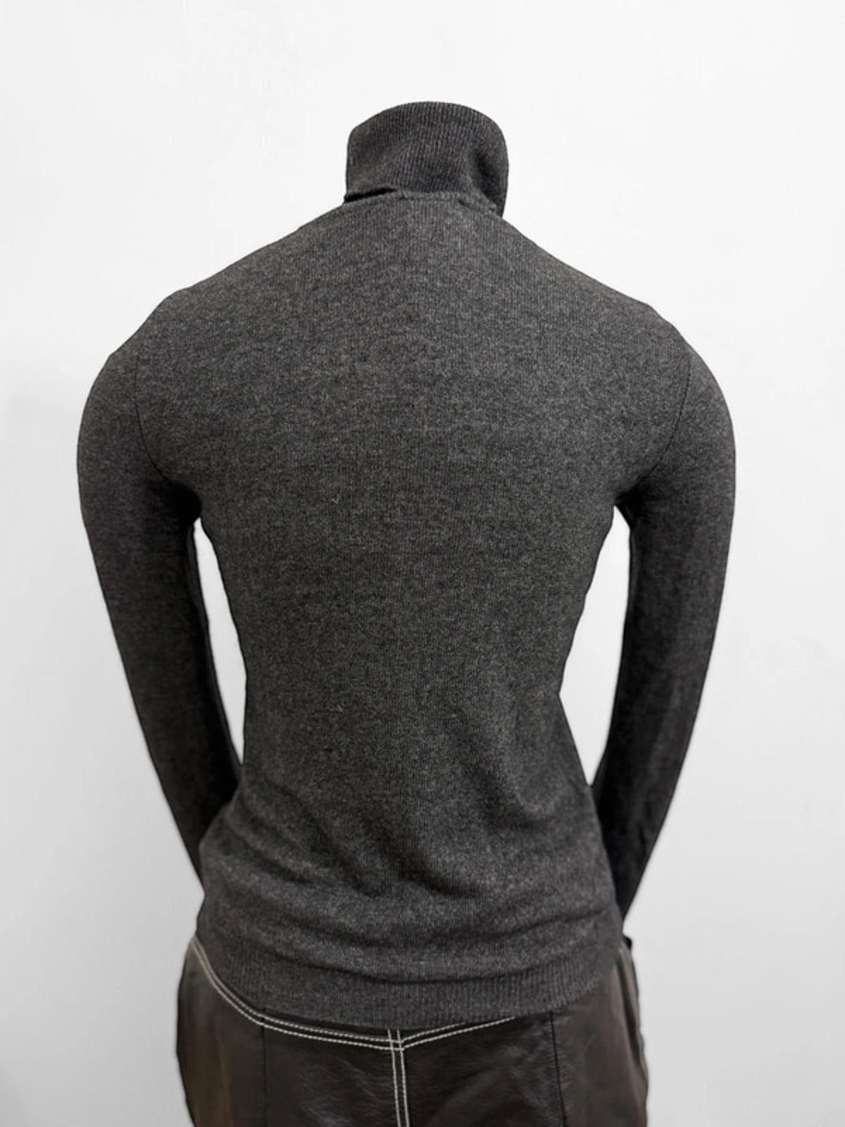 Moschino Y2K Roll Neck Merino Wool Jumper Small