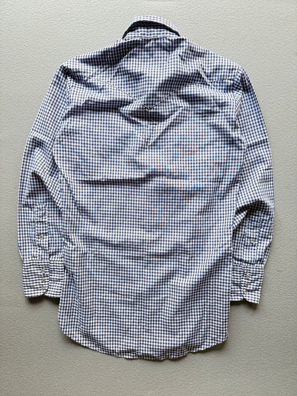 Vintage 1970s Levi’s Gingham Western Shirt – Made in USA