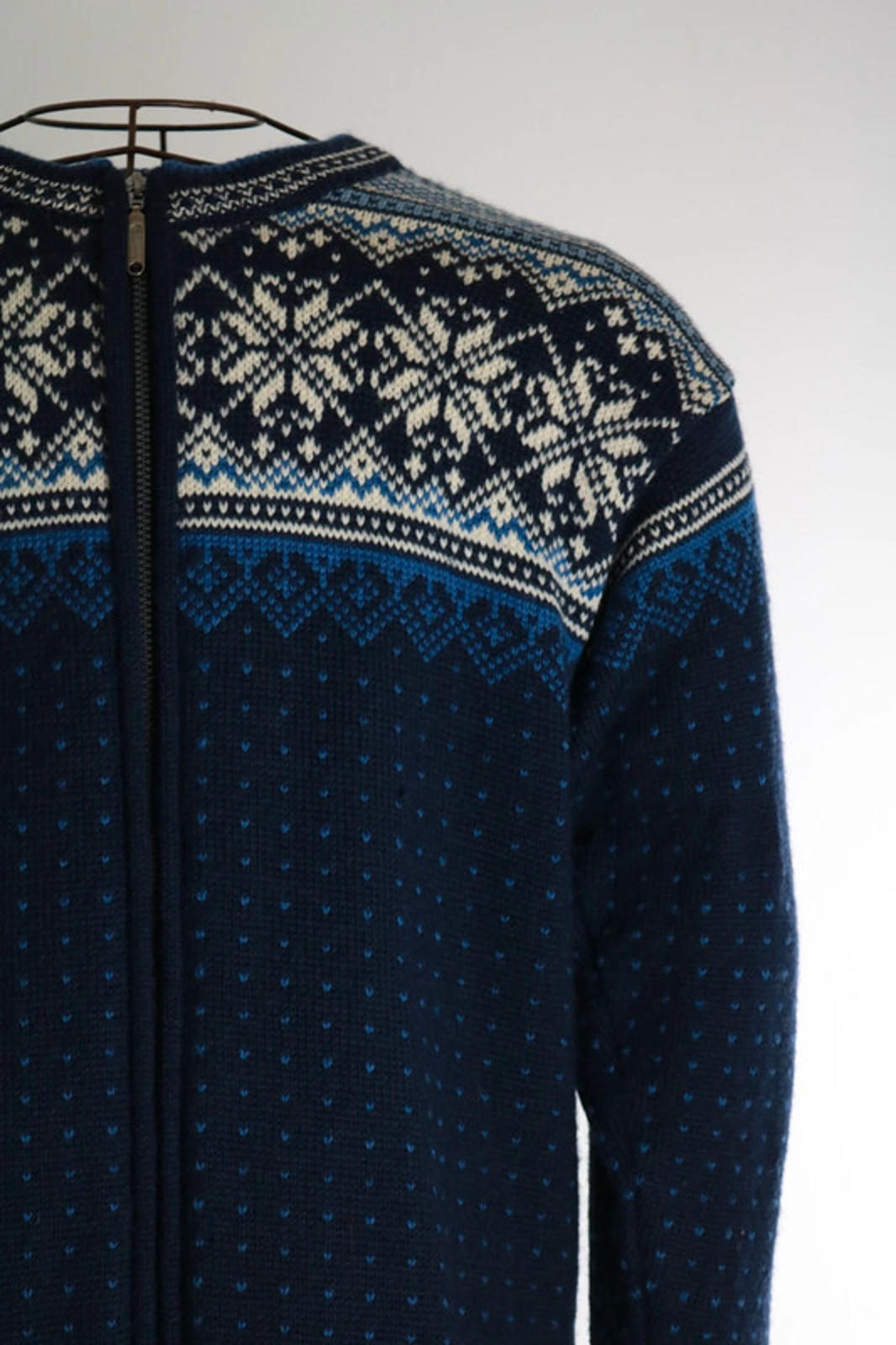 Norway Traditional Zip Cardigan Vintage Large Ladies