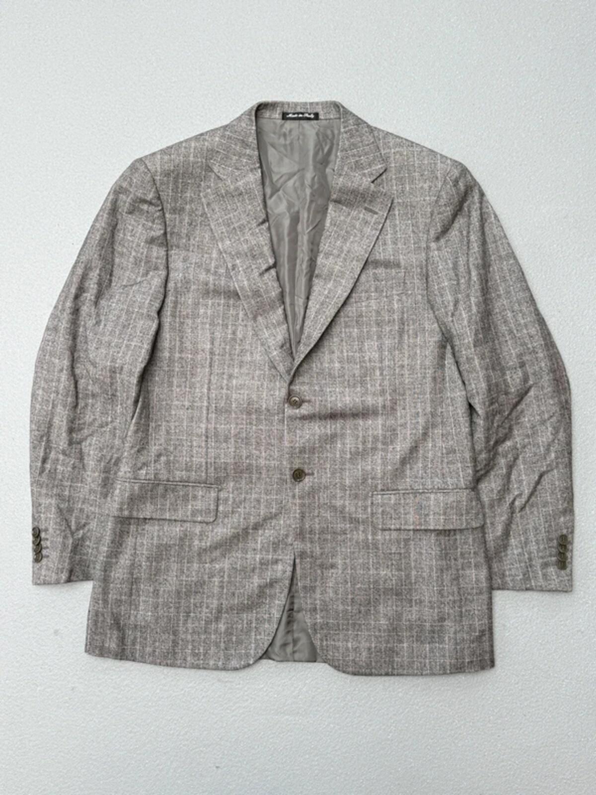 Pal Zileri Grey Lilac Check Wool Jacket IT50