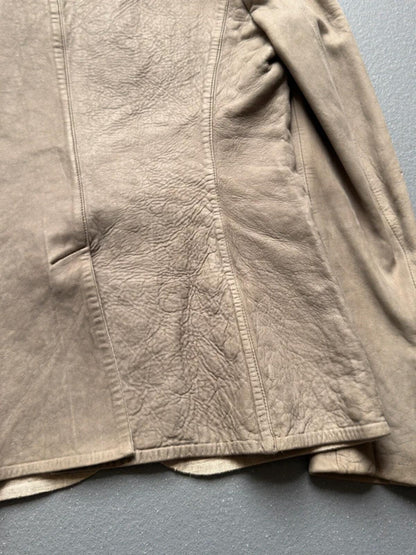 Isaac Sellam Experience Lambskin Leather Blazer Jacket 38 / UK 10