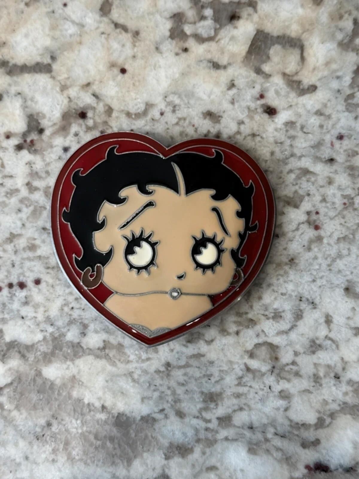 Betty Boop Y2K Heart Belt Buckle Vintage