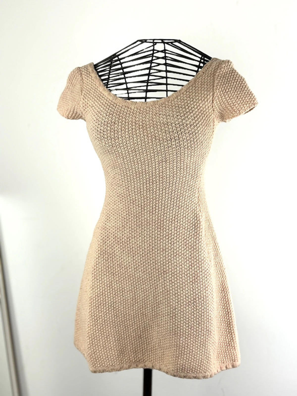 Anna Molinari Wool Knitted Mini Dress XS