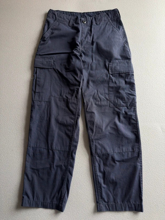 Ripstop Combat Cargo Trousers – Navy – Military Style – W28 L28