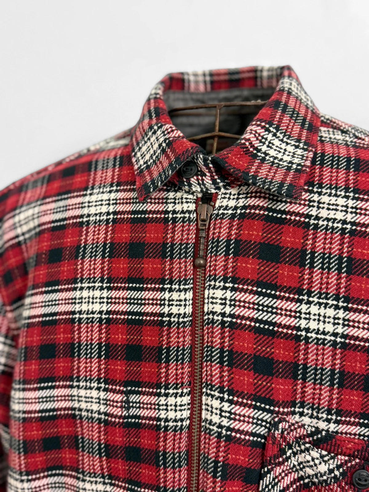 Levi’s Plaid Zip Flannel Overshirt Shacket XL