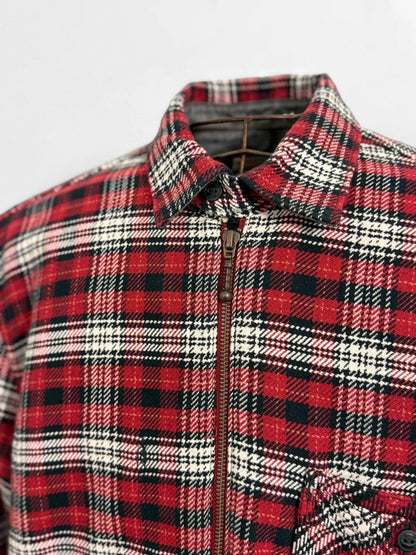 Levi’s Plaid Zip Flannel Overshirt Shacket XL