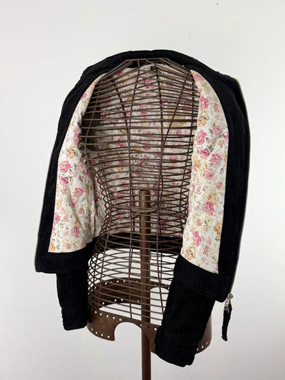 Cropped Corduroy Jacket Y2K Large