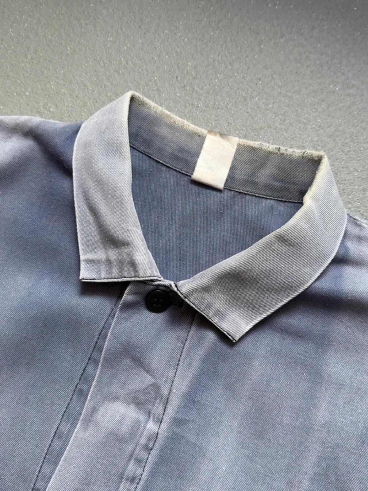 Vintage 70s Sun Faded French Work Jacket XL