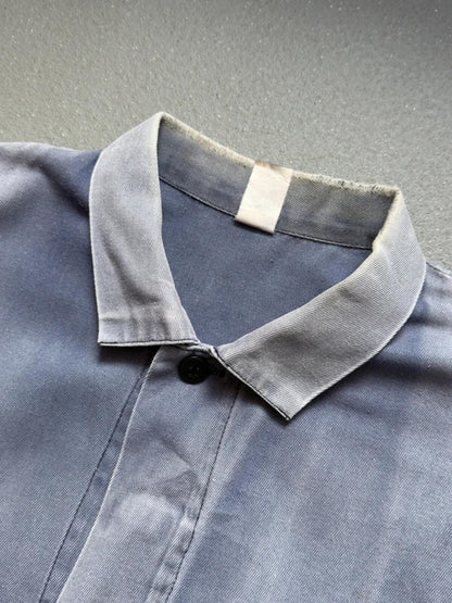 Vintage 70s Sun Faded French Work Jacket XL