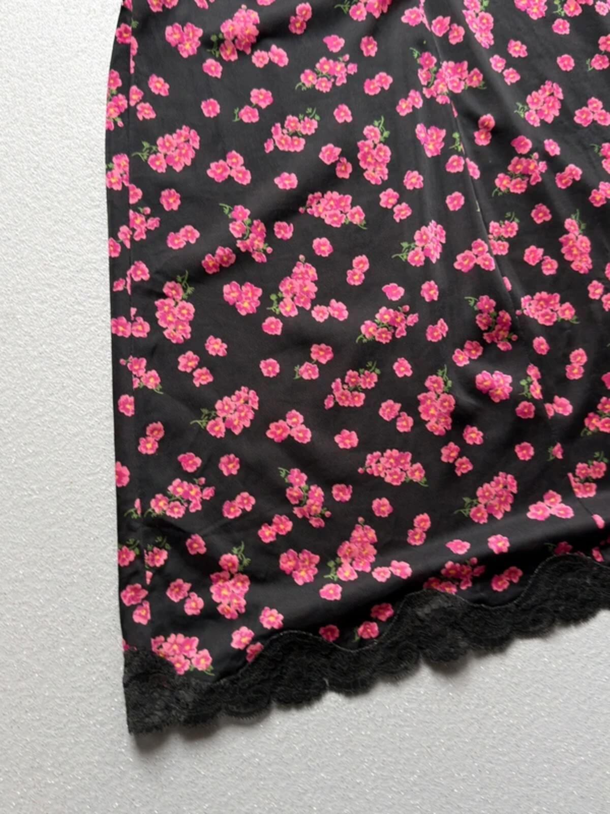 Y2K Floral Slip Dress Small 8/10