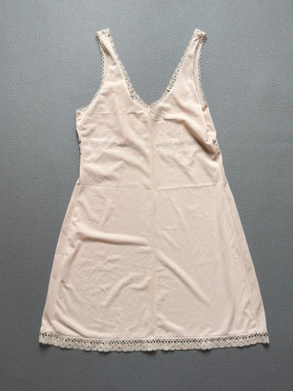 Vintage Peach Slip Dress Size 8 Small