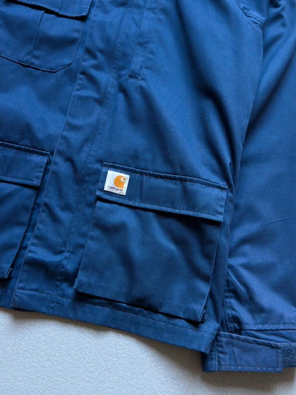 Carhartt Navy Short Parka Jacket Small