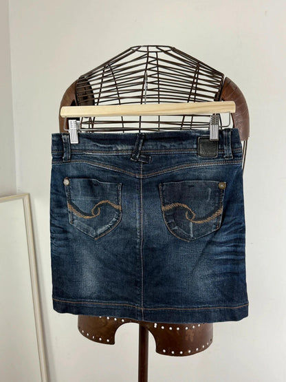 Denim Mini Skirt Y2K Size 8