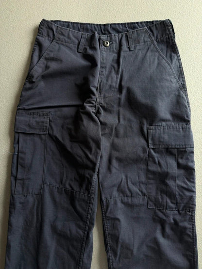 Ripstop Combat Cargo Trousers – Navy – Military Style – W28 L28