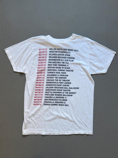Kasabian Velociraptor Tour T Shirt Large 2012