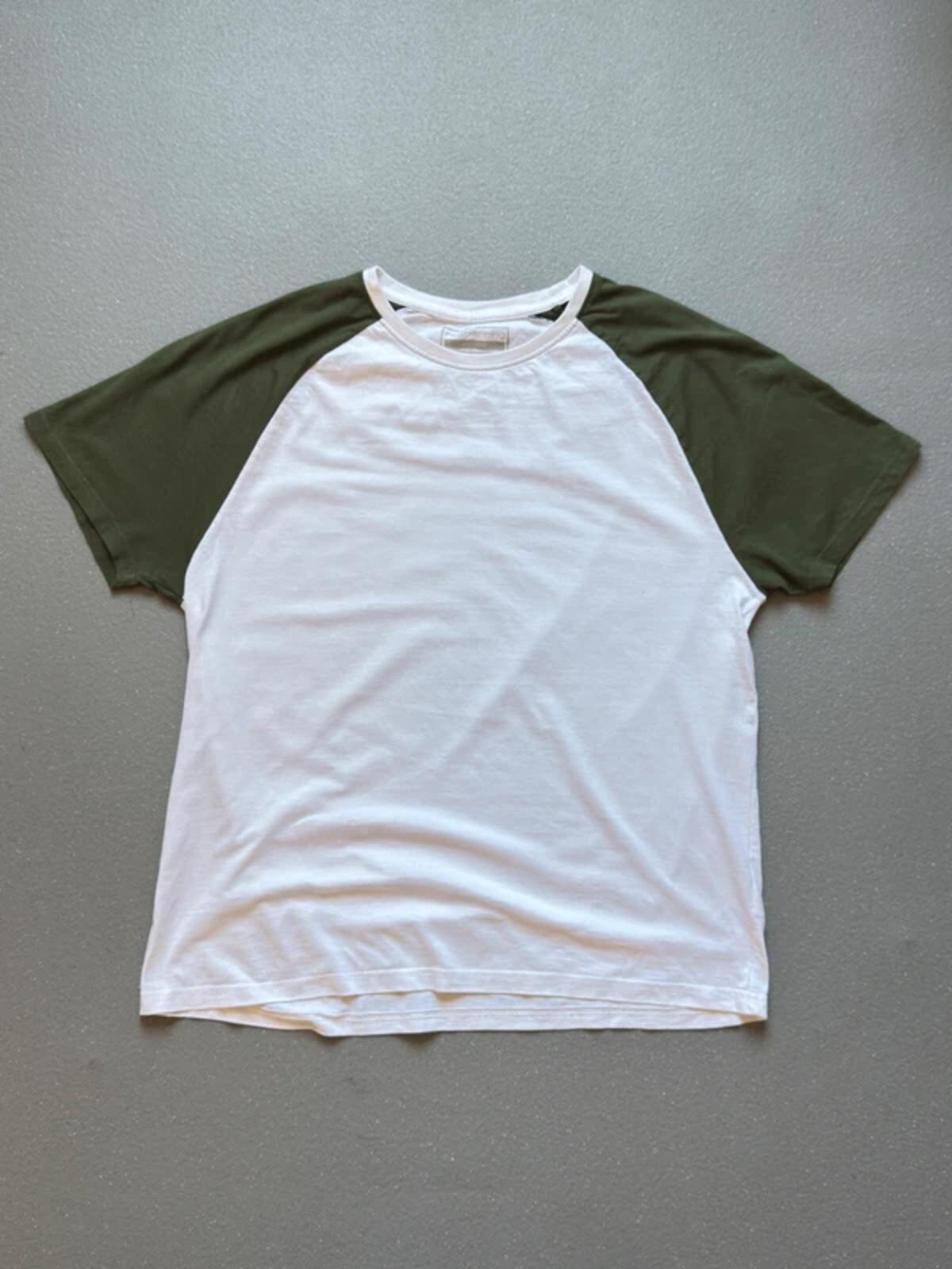 Y2K Ringer Baseball T Shirt Large Slim