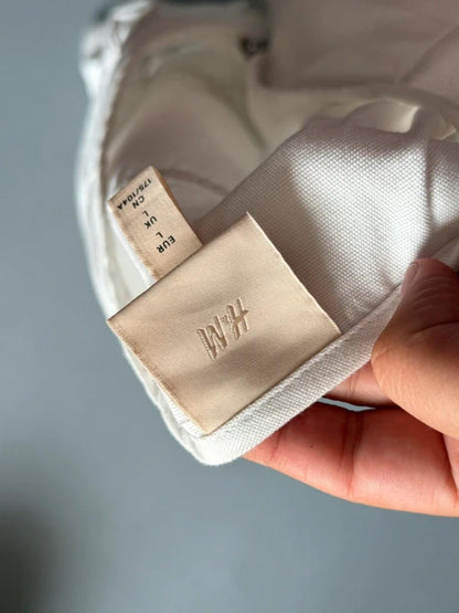 H&M Utility Jacket Oversized Fit Large White