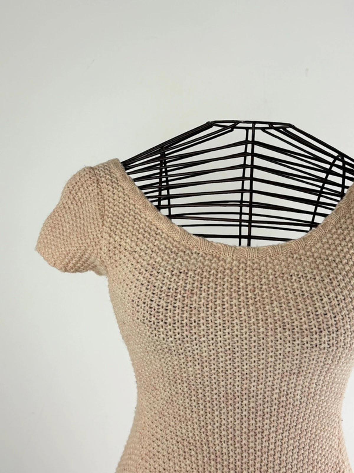 Anna Molinari Wool Knitted Mini Dress XS