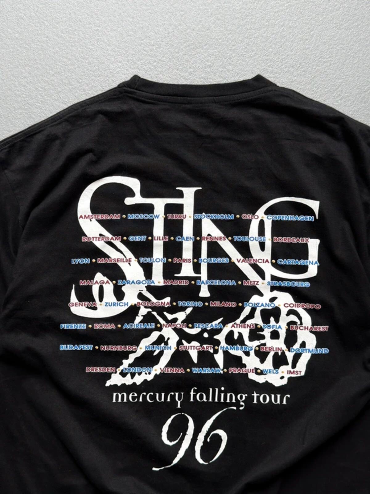 Sting 1996 Band Music Tour T Shirt XL