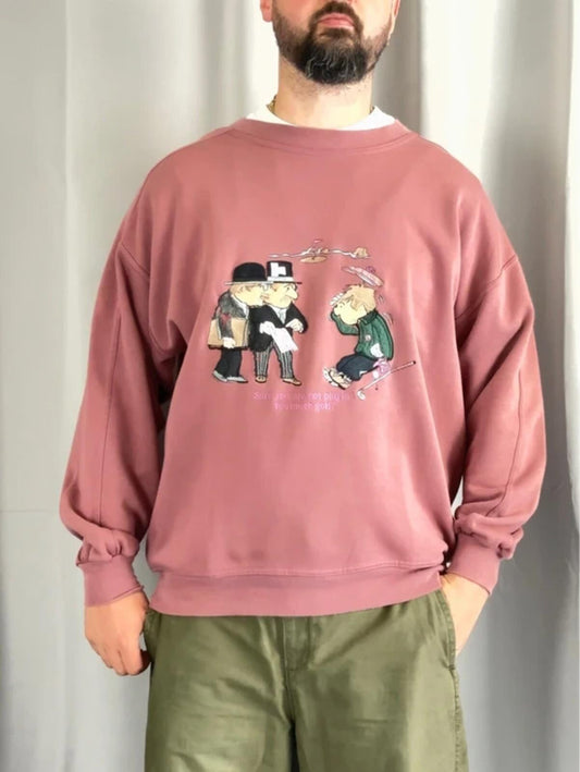Vintage 80s Golf Novelty Sweatshirt Large