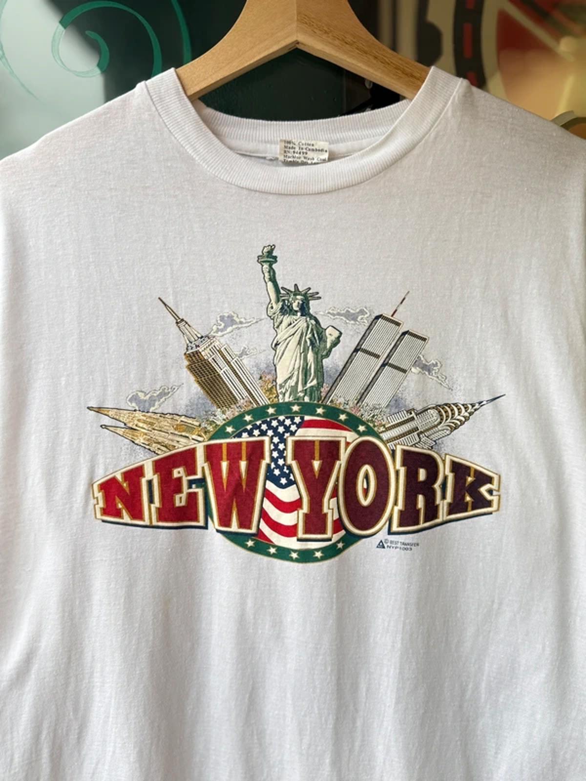 Vintage New York City T Shirt 90s XL