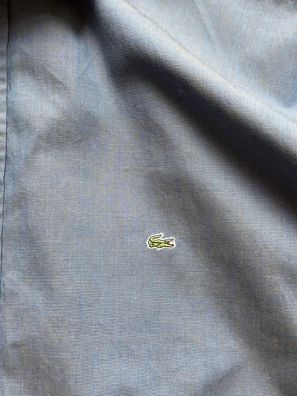 Lacoste 90s Iridescent Blue Grey Shirt XL