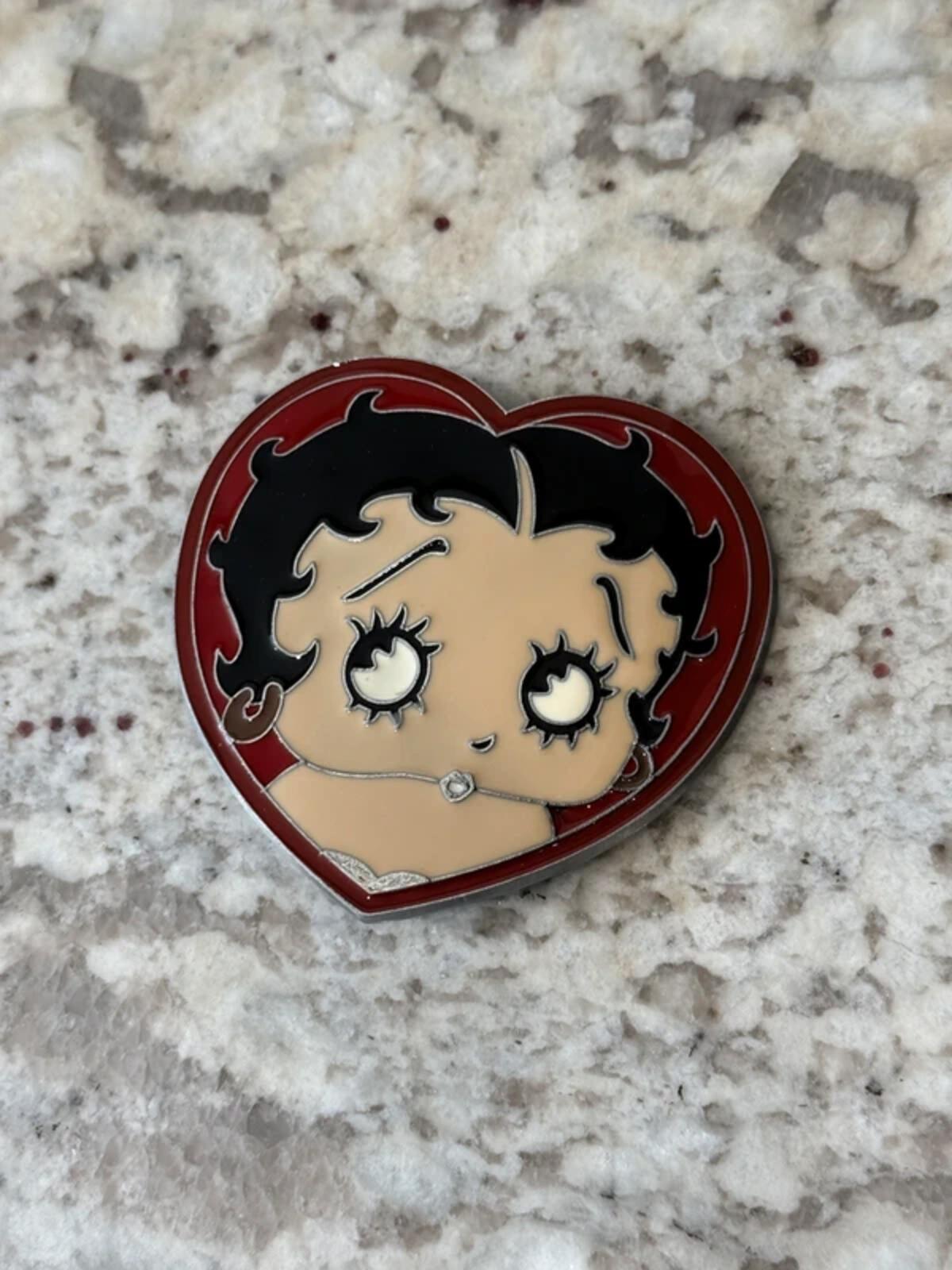 Betty Boop Y2K Heart Belt Buckle Vintage