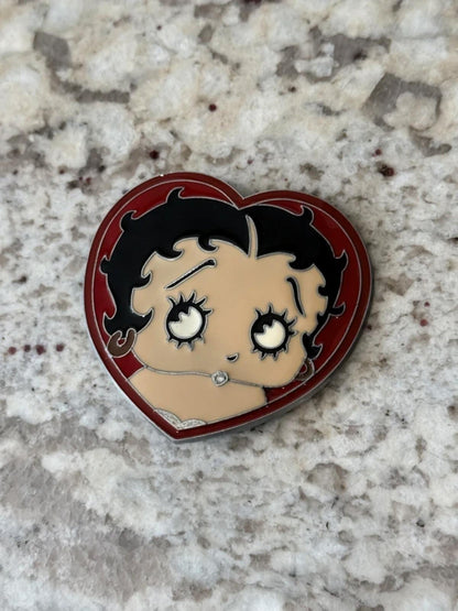 Betty Boop Y2K Heart Belt Buckle Vintage