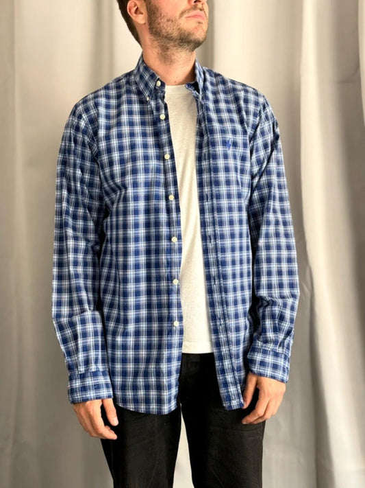 Polo Ralph Lauren Blue Check Shirt Medium
