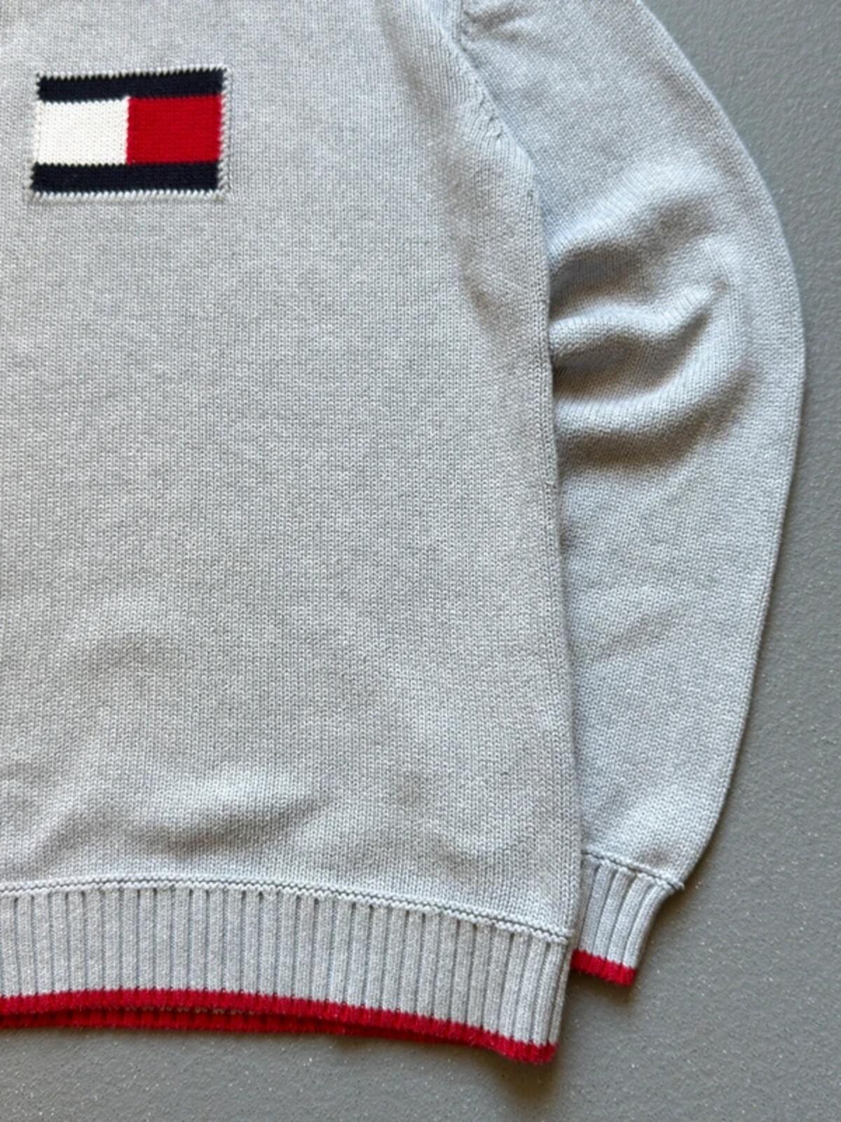 Tommy Hilfiger Logo Cable Knit Ladies Medium