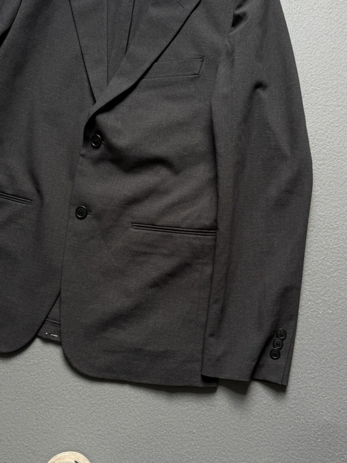 Uniqlo Grey Elasticated Suit Jacket Medium