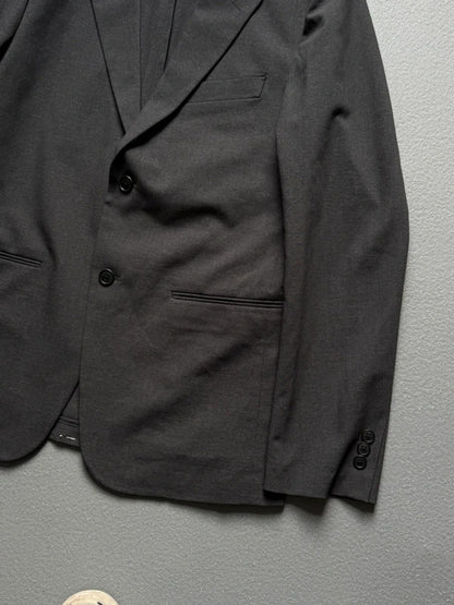 Uniqlo Grey Elasticated Suit Jacket Medium