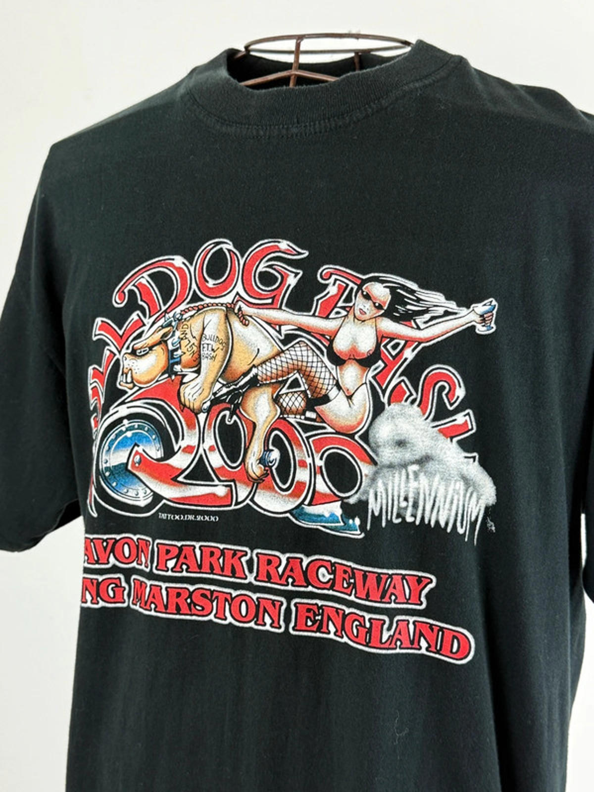 Y2K Tattoo Motorcycle Festival T Shirt Large