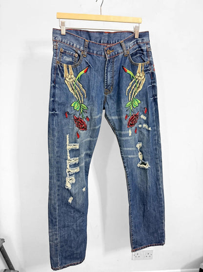 Christian Audigier Y2K Jeans 36”