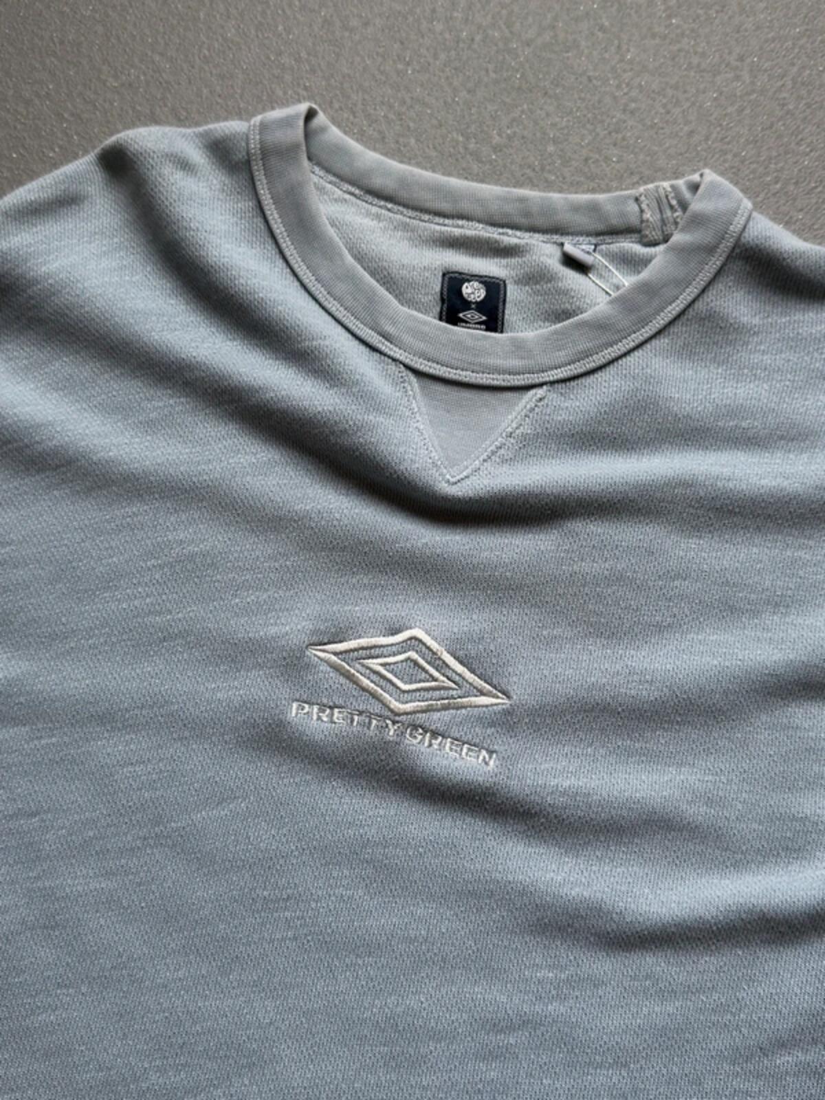 Pretty Green x Umbro Light Blue Maine Road Sweatshirt Large