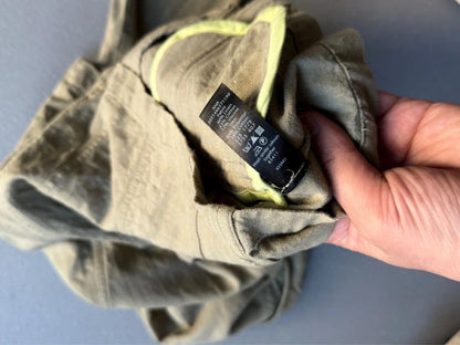 Y2K Linen Blazer Khaki Green Size 14