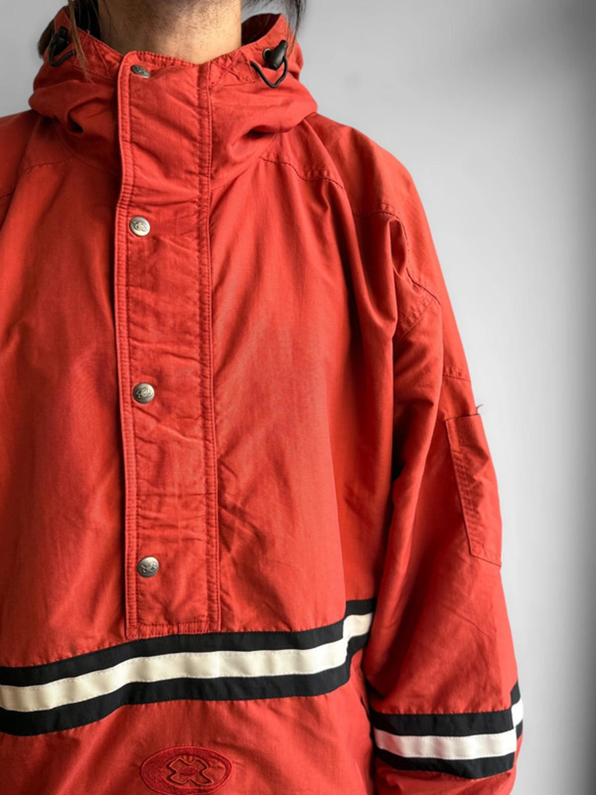 Y2K Pullover Ski Streetwear Smock Jacket XXL