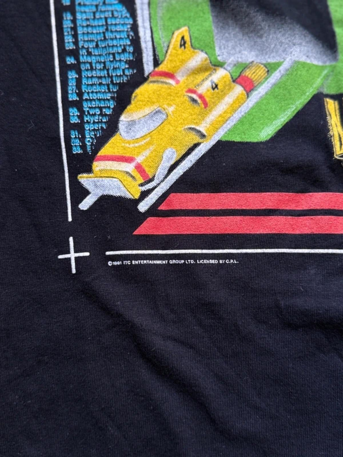 Thunderbirds Vintage 90s Licensed T Shirt Medium - Large