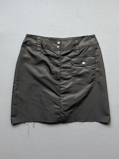 MTV 90s Nylon Rave Mini Skirt 28” / Size 8