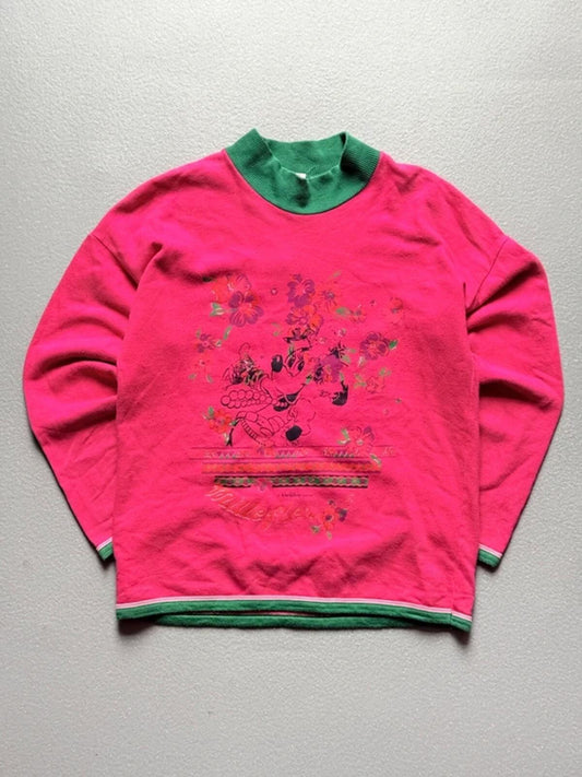 Disney Sweatshirt Vintage 80s Large Ladies Minnie Mouse