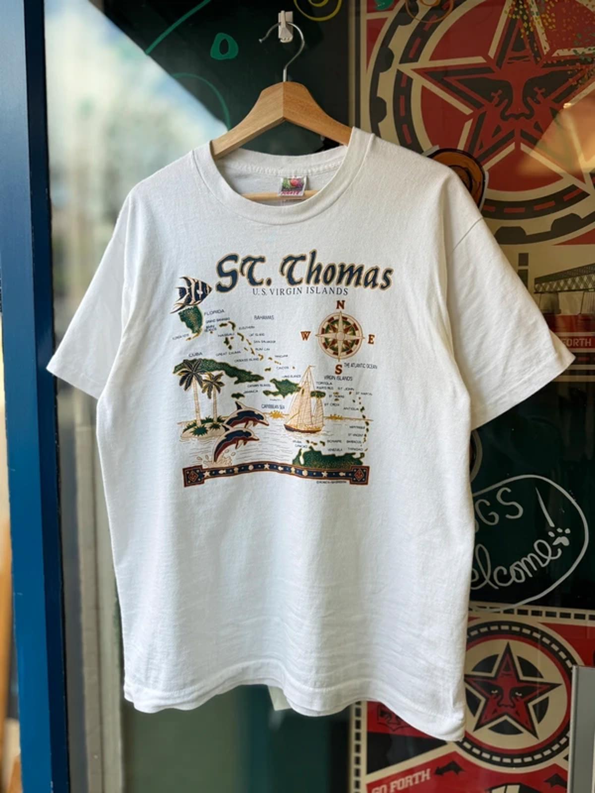 90s Single Stitch St Thomas Virgin Islands T Shirt Large