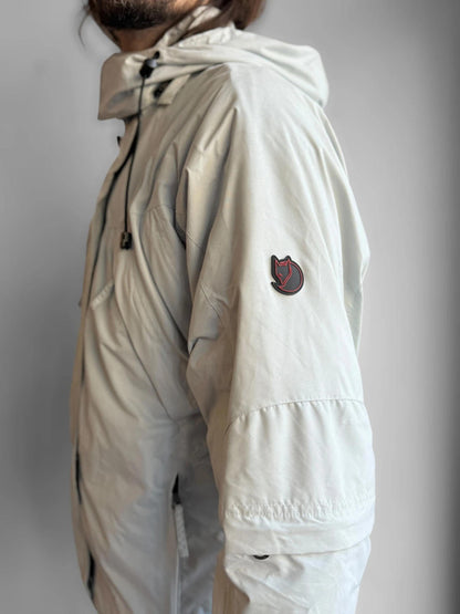 Fjallraven Ladies Fleece Lined Parka Raincoat Medium