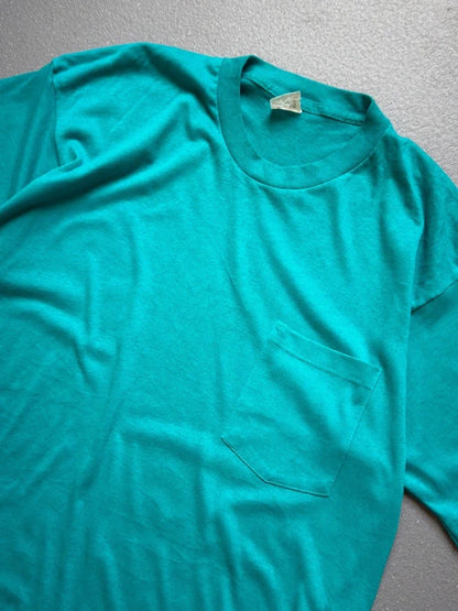 Vintage 80s Single Stitch Pocket T Shirt XL