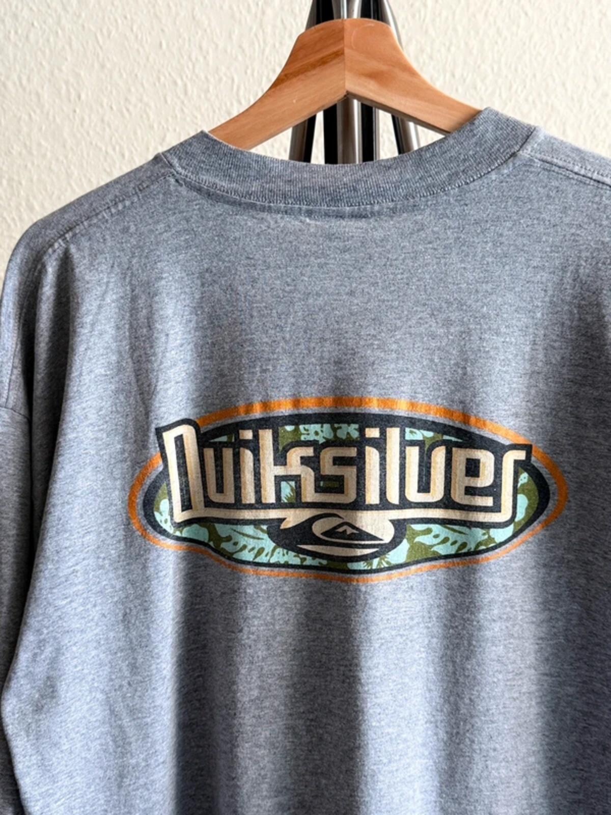 Quiksilver 90s Y2K Logo T Shirt XL