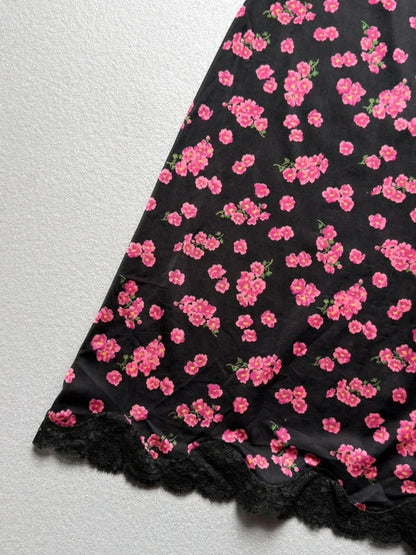 Y2K Floral Slip Dress Small 8/10
