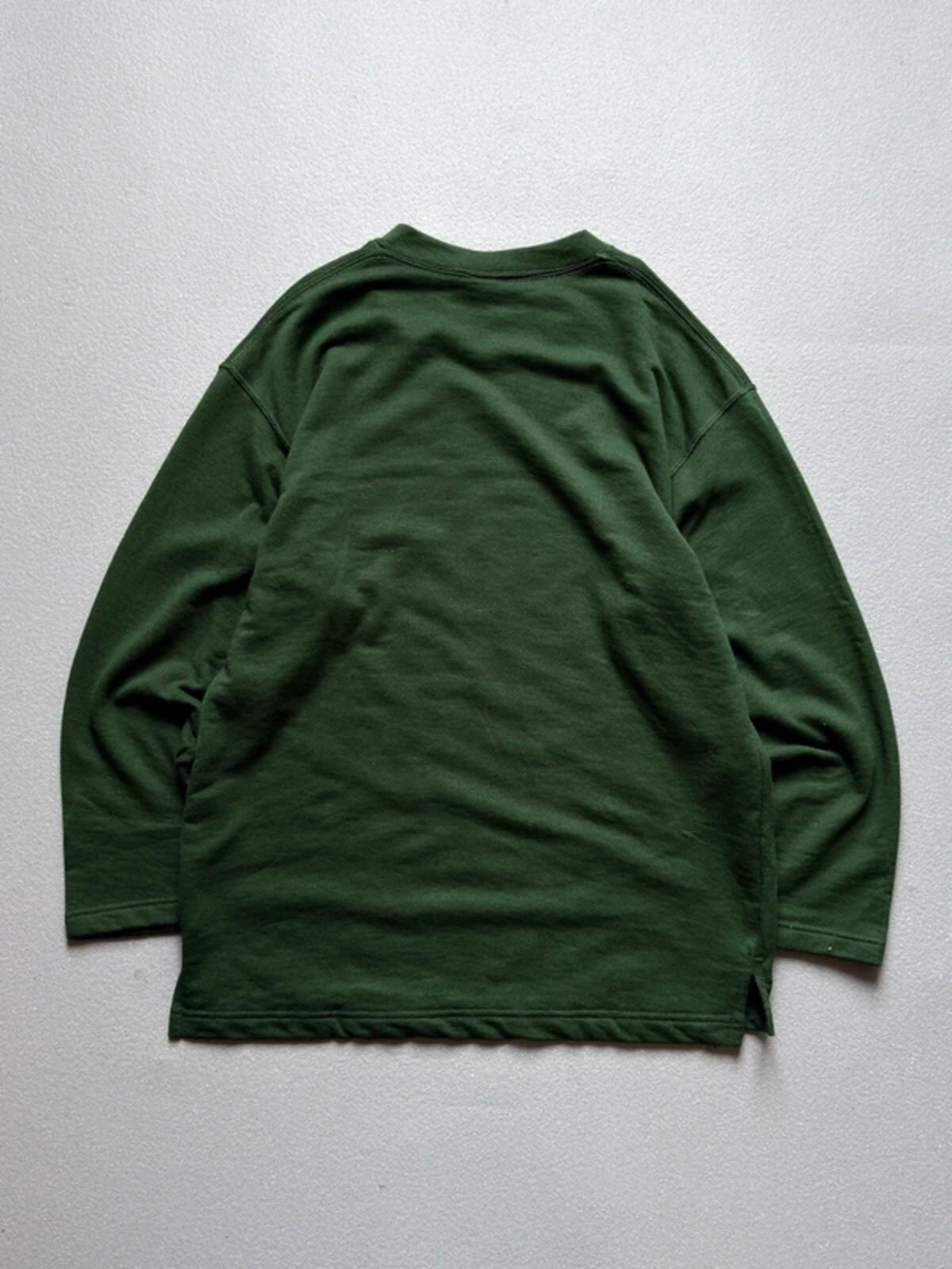 Vintage 90s Fruit of the Loom Blank Sweatshirt Dark Green Large
